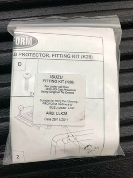 Kuweta wykładzina paki Isuzu D-Max 1.5 kabiny