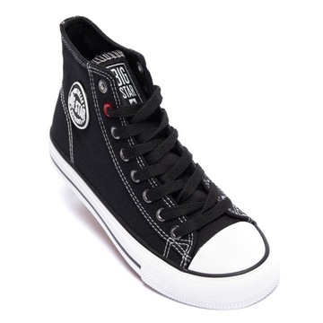 BIG STAR TRAMPKI DAMSKIE WYSOKIE CZARNE JJ274A502 906 36