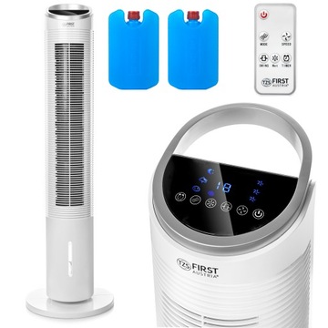 WENTYLATOR WIATRAK KOLUMNOWY CHŁODZENIE WODĄ + 2 WKŁADY NA WODĘ