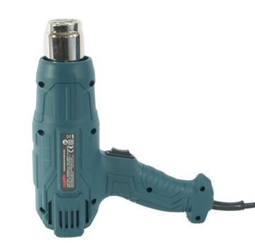 ЭЛЕКТРИЧЕСКАЯ ТЕПЛОВАЯ ПИСТОЛЕТА 600C 2-СКОРОСТНАЯ +4 НАСАДКИ КОРПУС