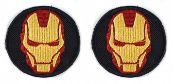 NASZYWKI HAFTOWANE TERMO IRON MAN AVENGERS 2 SZT.