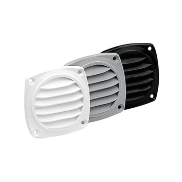 Kratka wentylacyjna PCV biała 85x85 mm