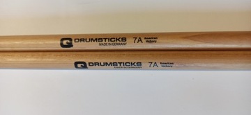 DRUMSTICKS AMERICAN HICKORY 7A PAŁKI PERKUSYJNE DO PERKUSJI HIKORA HIKOROWE