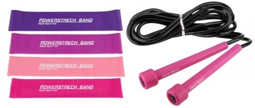 ZESTAW 4 GUM DO ĆWICZEŃ MINI BAND FITNESS TAŚMY