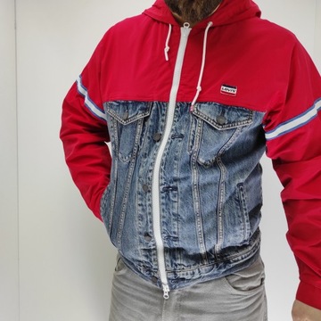 Kurtka Levis Hooded Trucker Jacket katana jeans M