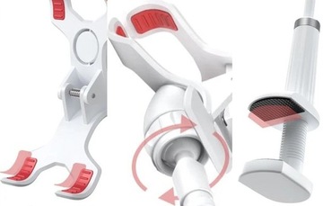 UCHWYT STATYW STOJAK ELASTYCZNY REGULOWANY DŁUGI DO TABLETU TELEFON