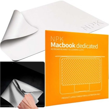 Защитная чистящая салфетка NPK, предназначенная для MacBook Pro и Air 15–16 дюймов.
