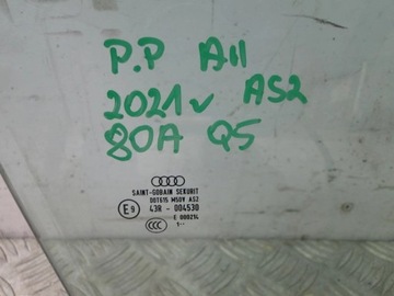 43R-004530 SKLO (OKNO) DVEŘE BOČNÍ PŘEDNÍ PRAVÁ AUDI Q5 80A 2021R