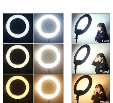 СВЕТОДИОДНАЯ КОЛЬЦЕВАЯ ЛАМПА 80ВТ + ШТАТИВ 220 СМ ДЕРЖАТЕЛЬ ДЛЯ ТЕЛЕФОНА ДЛЯ СЕЛФИ