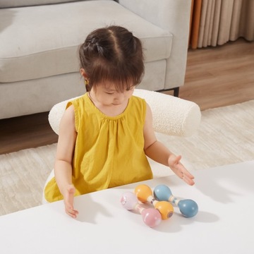 VIGA POLARB МАРАКАС ДЛЯ МАЛЫШЕЙ ДЕРЕВЯННАЯ МУЗЫКАЛЬНАЯ ПОГРЕМКА