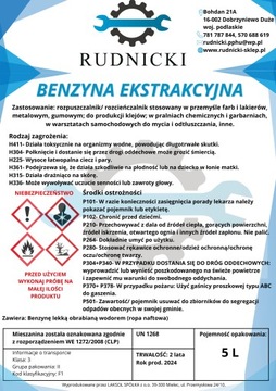 Benzyna ekstrakcyjna 5L