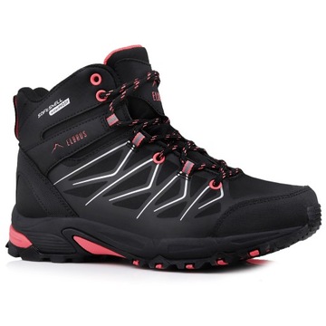 Buty trekkingowe Elbrus Mabby Mid Black Hibiscus