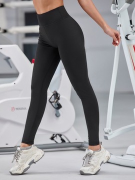 LEGGINSY Getry Fitness KRYJĄCE MODELUJĄCE FIT S/M