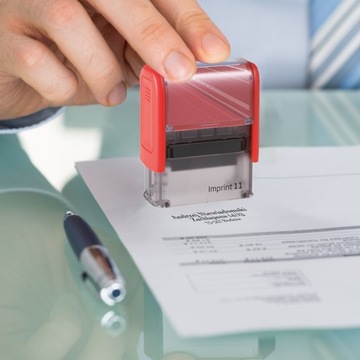 PIECZĄTKA TRODAT 8911 DO 4 LINII FIRMOWA IMIENNA BIUROWA PROJEKT + GUMKA