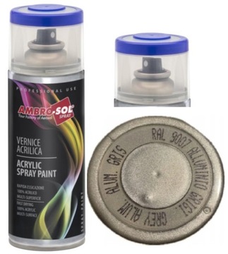 Uni. lakier akrylowy SREBRNY CIEMNY RAL9007