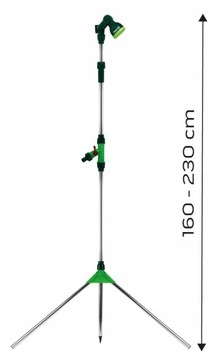 СПРИНКЕР ДЛЯ САДОВОГО ДУША. ТЕЛЕСКОП. РЕГУЛИРУЕМЫЙ ДУШ 240 см 1,6–2,3 м 1/2 дюйма