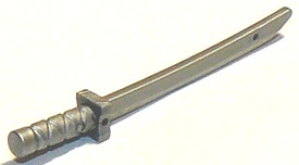 LEGO 21459 Miecz Katana Flat Silver 2 szt. NOWY