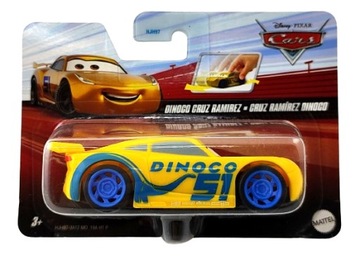 Dinoco Cruz Ramirez Pull-Back skala 1:43 Samochodzik Disney Cars Mattel
