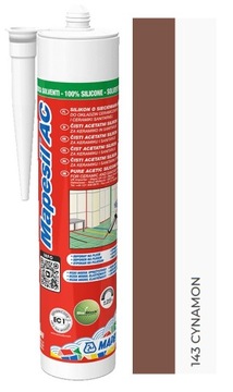 MAPEI Silikon Mapesil AC 143 CYNAMON 310ml USZCZELNIACZ SILIKONOWY