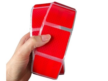 СВЕТООТРАЖАЮЩАЯ ЛЕНТА НА СЕГМЕНТАХ, красная