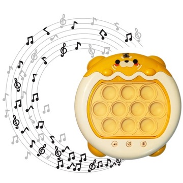 POP IT POPIT ИГРА ЭЛЕКТРИЧЕСКАЯ АНТИСТРЕССОВАЯ ИГРА НАВЫКИ ЖЕЛТЫЙ МЕДВЕДЬ