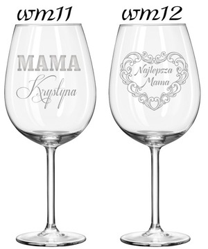 ПОДАРОК ​​НА ДЕНЬ МАТЕРИ НА БОКАЛЕ ВИНА С ГРАВИРОВКОЙ