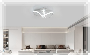 ПОТОЛОЧНЫЙ СВЕТИЛЬНИК СВЕТОДИОДНАЯ ЛЮСТРА СОВРЕМЕННАЯ 16ВТ 6500К ДЛЯ ГОСТИНОЙ