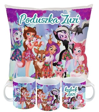 ZESTAW PODUSZKA KUBEK ENCHANTIMALS PREZENT