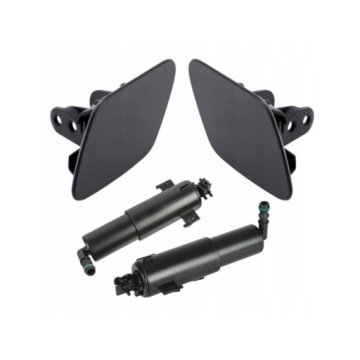 BMW X5 E70 2006-2010 ZAŚLEPKI + DYSZE SPRYSKIWACZA REFLEKTORA ZESTAW L+P