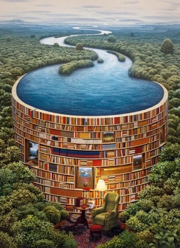 PUZZLE 1000 el. BIBLIODAME KSIĄŻKI KSIĘGARNIA