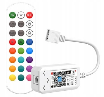 Sterownik Taśm LED RGB WiFi Android iOS + Pilot RF