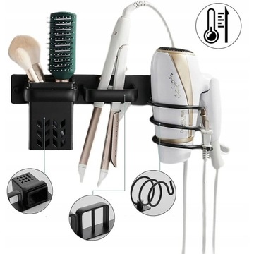 РУЧКА-ВЕШАЛКА ДЛЯ СУШИЛКИ, ВЫПРЯМЛИТЕЛЯ, ПЛИГИЦЫ, ЧЕРНАЯ