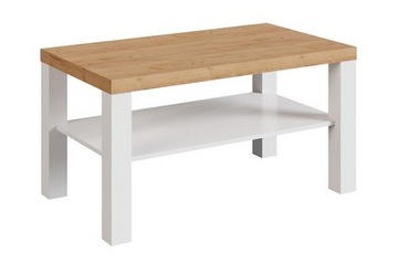 Ława stolik kawowy 100 x 55 dąb craft + biały O11
