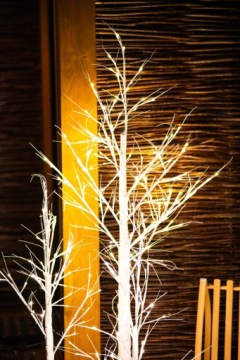 БЕРЕЗКА БОЛЬШОЙ XXL СВЕТОДИОДНЫЕ РОЖДЕСТВЕНСКИЕ ОГНИ 210см ТЕПЛЫЙ БЕЛЫЙ