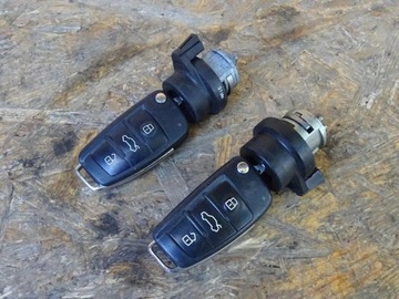 AUDI A3 8P 03-12 VLOŽKY SPÍNACÍ SKŘÍŇKA KLÍČEK KOMPLET 8P0837220D