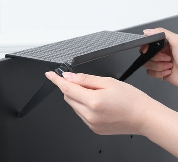 PÓŁKA STOJAK NA TELEWIZOR MONITOR ANTYPOŚLIZGOWA