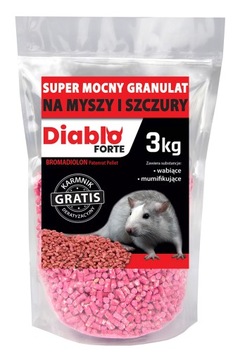 Trucizna Trutka Na Myszy Szczury 3kg W Granulacie Gryzonie Mocna i Karmniki