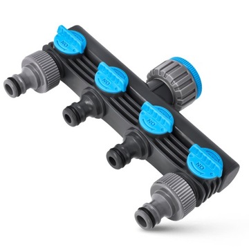 Распределитель крана с 4-ходовым ходом | Водяной шланг Cellfast с четырехрезьбовым соединением 1 дюйм 3/4 дюйма