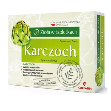 Colfarm Karczoch Cynaryna 60 tabletek