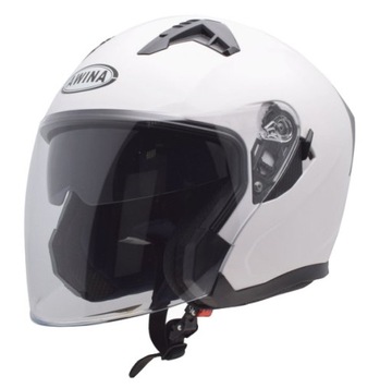 KASK OTWARTY AWINA BLENDA HOMOLOGACJA TYP JK528 BIAŁY S AWINA