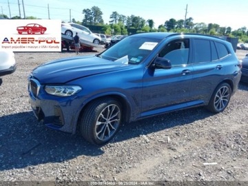 BMW X3 G01 2022 BMW X3 2022r, M40I, 3.0L, 4x4 3.0 Benzyna 382KM