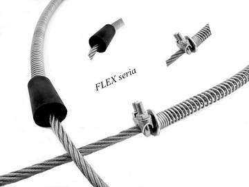 FlexPro 2,0m hamulec do tyrolki sprężyna progresywna zjazd linowy tyrolka
