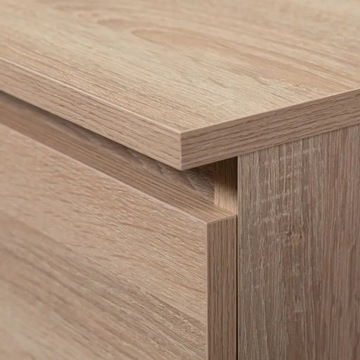 Stolik nocny dziecięcy 3 szuflady sonoma beż 60 cm