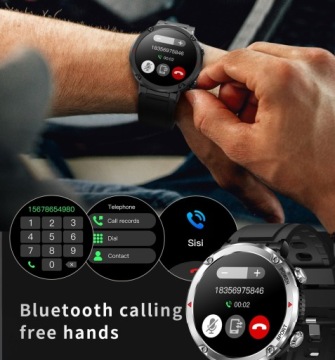 SMARTWATCH МУЖСКИЕ ЧАСЫ РАЗГОВОРИТЬ СЕРДЕЧНЫЙ РИТМ ДАВЛЕНИЕ НАСЫЩЕННОСТЬ СПОРТ МУЗЫКА PL