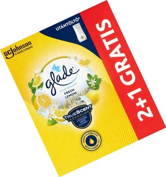 GLADE MINI SPRAY ODŚWIEŻACZ POWIETRZA ZAPAS LEMON /2+1/