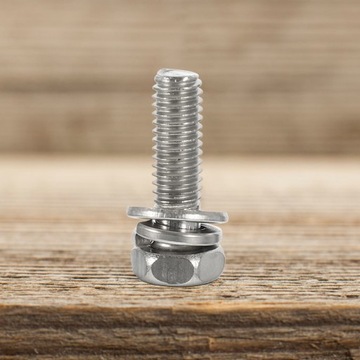 ŚRUBY NIERDZEWNE ŚRUBY STALOWE NAKRĘTKI SZEŚCIOKĄTNE SILNIK