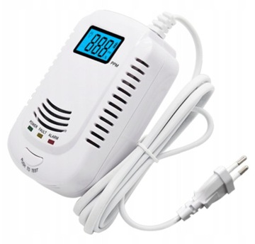 CZUJNIK CZADU I GAZU DETEKTOR 3w1 CZUŁY SOLIDNY