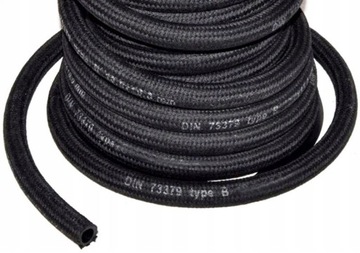 PRZEWÓD PALIWA WĘŻYK PALIWOWY ŚREDNICA WEWNĘTRZNA 3,2 MM , WĄŻ W OPLOCIE