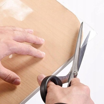 Мягкая защитная пленка стеклянного коврика для столешницы стола 1,5 мм 90X160 стола