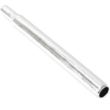 Sztyca 28,6 x 300mm wspornik siodełka stal srebrny rurka pod siodło
